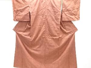 アンティーク　手織り紬着物